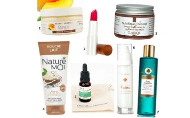 Une selections de produits cosmétiques bio