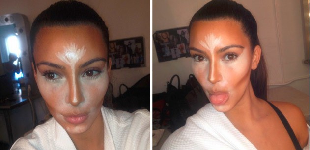 Contouring de Kim Kardashian