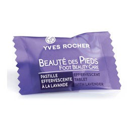 Galets effervessants d'Yves Rocher pour de jolis pieds