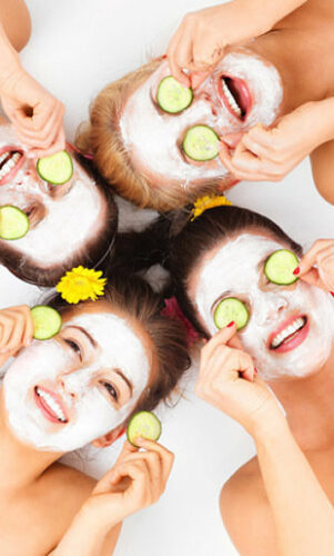 Masque visage des cosmétiques maison