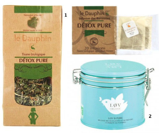 thé et tisanes detox