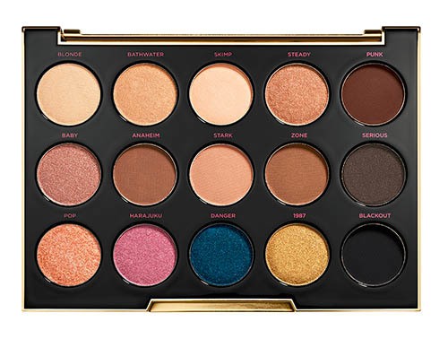 Couleurs de la palette Urban Decay Gwen Stefani