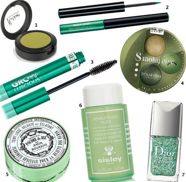 Maquillage vert