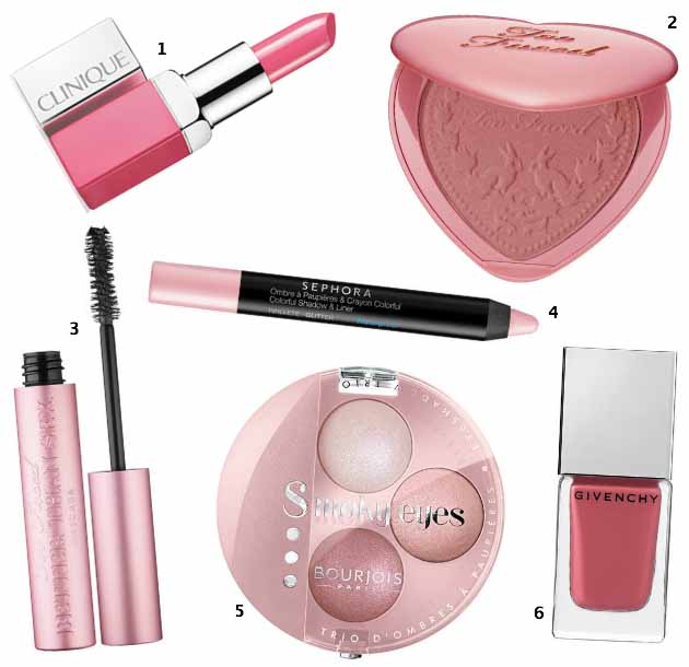 Le maquillage voit la vie en rose