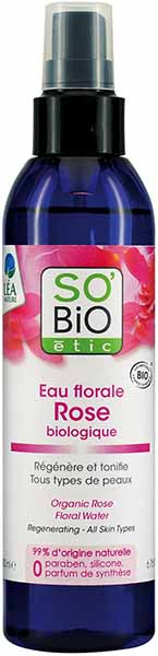 Eau Florale à la rose de So Bio etic