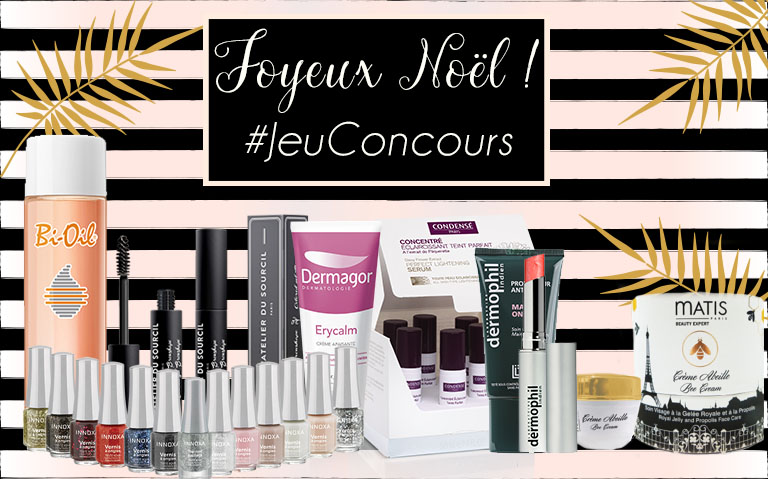 Une coffret beauté à gaganer sur le jeu concours de Noël de la Loge beauté