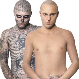 Rick Genest avec Dermablend