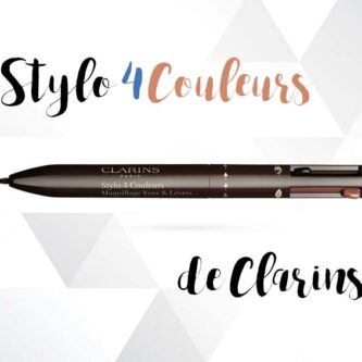 Stylo 4 couleurs Clarins un maquillage dans la poche