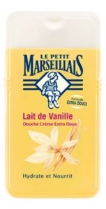 Les cosmétiques les plus vendus en France : le lait de vanille Le Petit Marseillais