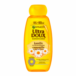 Les cosmétiques les plus vendus en France : shampoing ultra doux à la camomille de Garnier