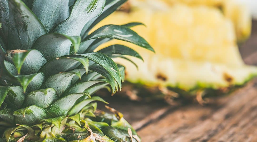 enlever les tâches brunes avec l'ananas