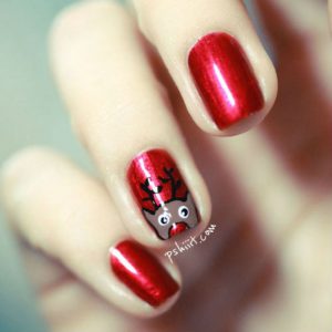 Idées nail art Noël