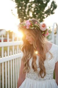  inspirations coiffures pour mariage: La bohémienne 