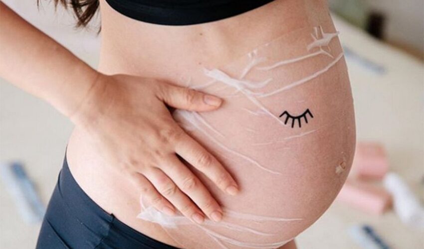 masque de ventre pour femme enceinte