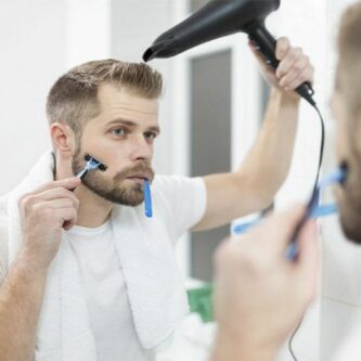 Routine beauté au masculin