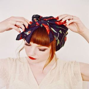 accessoires cheveux foulard Crédit : Pinterest