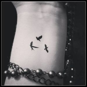 Les tatouages poignet oiseaux 