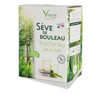 Sève de bouleau fraîche bio, VEGETAL WATER