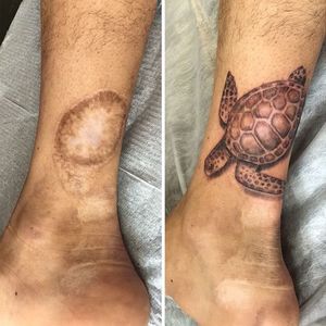 Tatouage sur la jambe