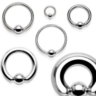 Piercing nombril anneau acier, NEO PIERCING 