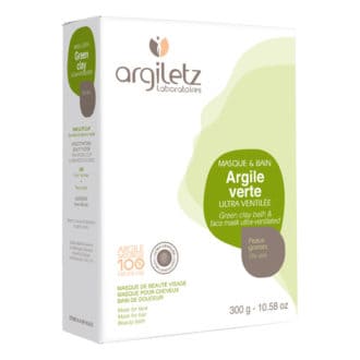 Argile verte en poudre fine