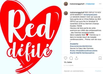 Logo du red défilé, Instagram