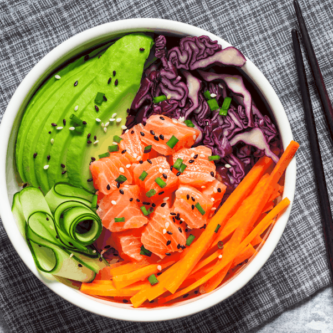 poke bowl saumon, les recettes incontournables
