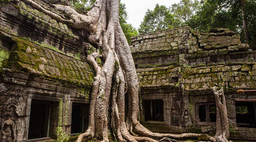 Ruines d'un temple cambodgien