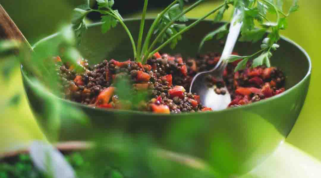 Assiette de lentilles