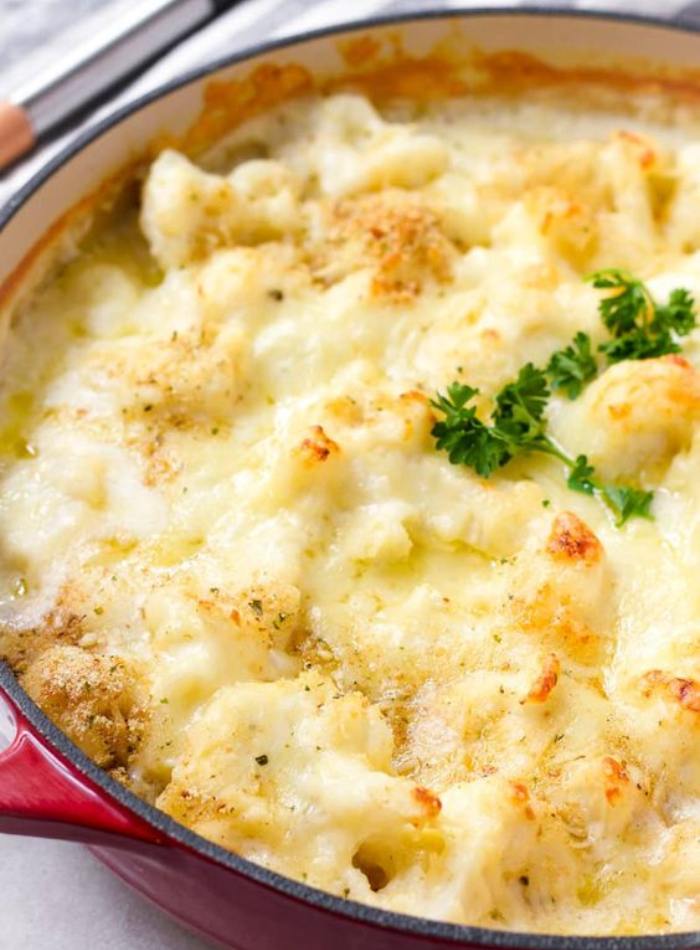 gratin chou fleur recette hiver